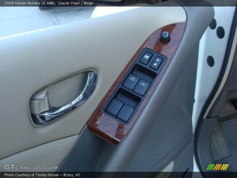 Glacier Pearl / Beige 2009 Nissan Murano LE AWD