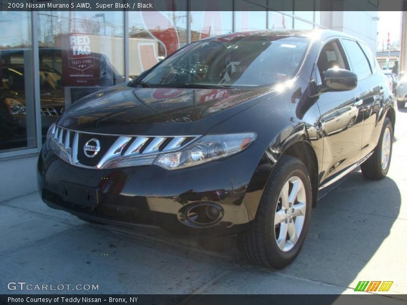 Super Black / Black 2009 Nissan Murano S AWD