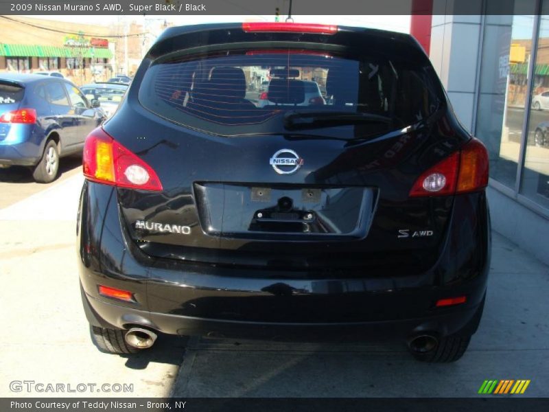 Super Black / Black 2009 Nissan Murano S AWD