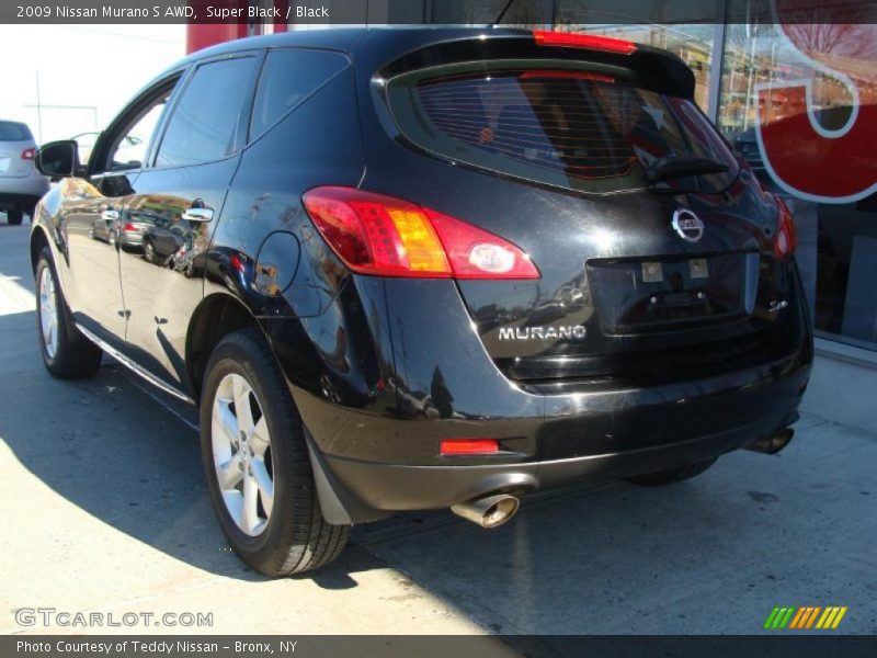 Super Black / Black 2009 Nissan Murano S AWD