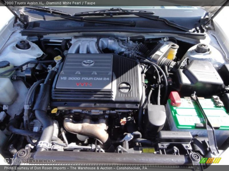 Diamond White Pearl / Taupe 2000 Toyota Avalon XL