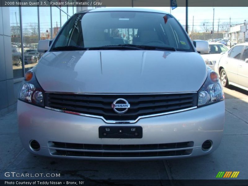 Radiant Silver Metallic / Gray 2008 Nissan Quest 3.5