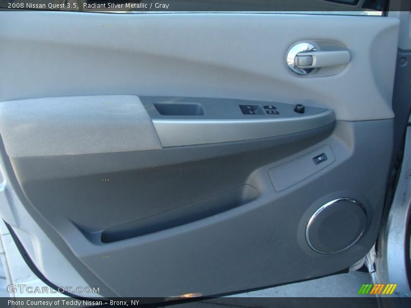 Radiant Silver Metallic / Gray 2008 Nissan Quest 3.5