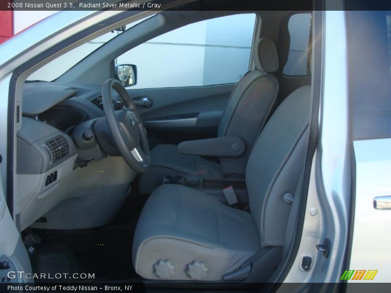Radiant Silver Metallic / Gray 2008 Nissan Quest 3.5