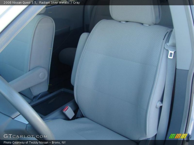 Radiant Silver Metallic / Gray 2008 Nissan Quest 3.5
