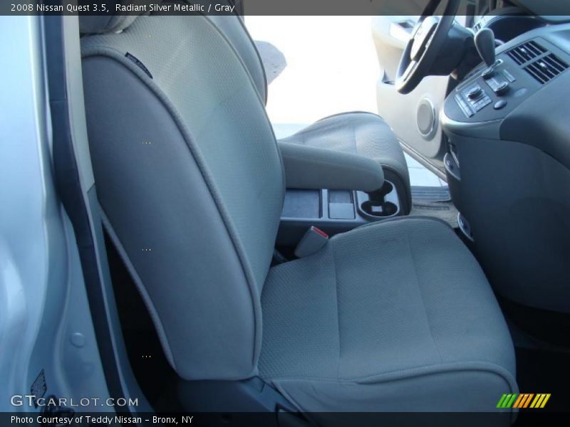 Radiant Silver Metallic / Gray 2008 Nissan Quest 3.5
