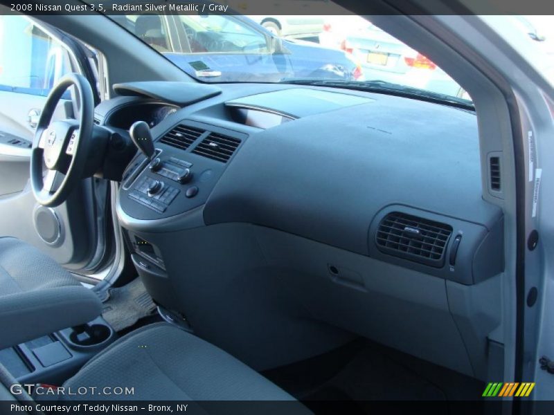 Radiant Silver Metallic / Gray 2008 Nissan Quest 3.5