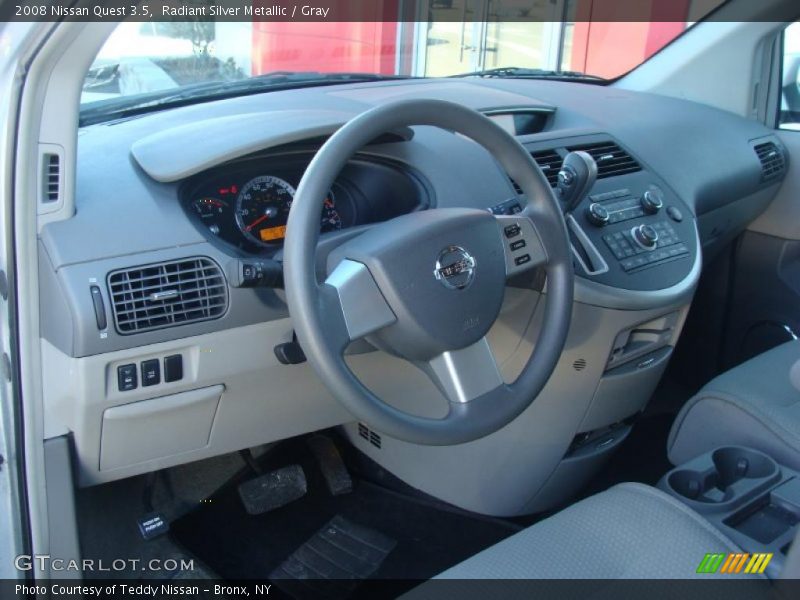 Radiant Silver Metallic / Gray 2008 Nissan Quest 3.5