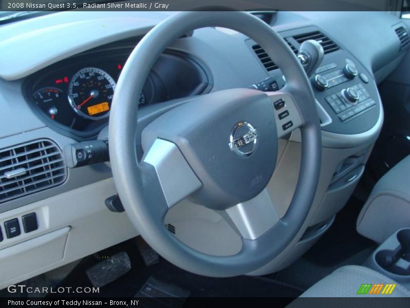 Radiant Silver Metallic / Gray 2008 Nissan Quest 3.5