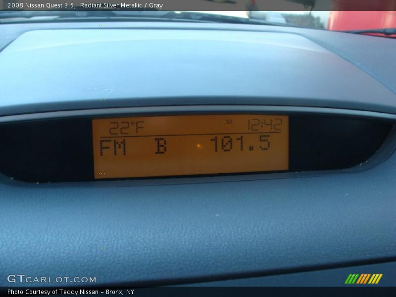 Radiant Silver Metallic / Gray 2008 Nissan Quest 3.5