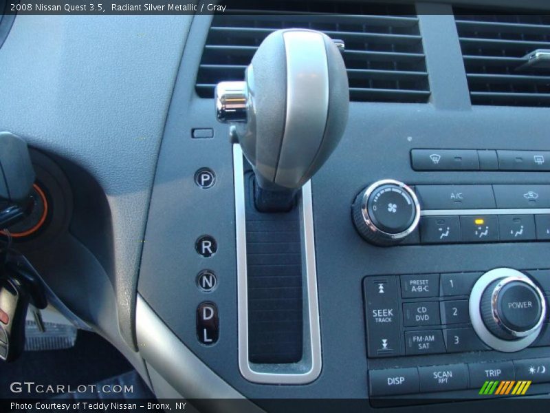Radiant Silver Metallic / Gray 2008 Nissan Quest 3.5