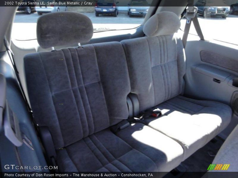 Sailfin Blue Metallic / Gray 2002 Toyota Sienna LE