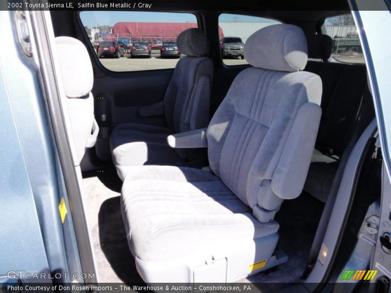 Sailfin Blue Metallic / Gray 2002 Toyota Sienna LE