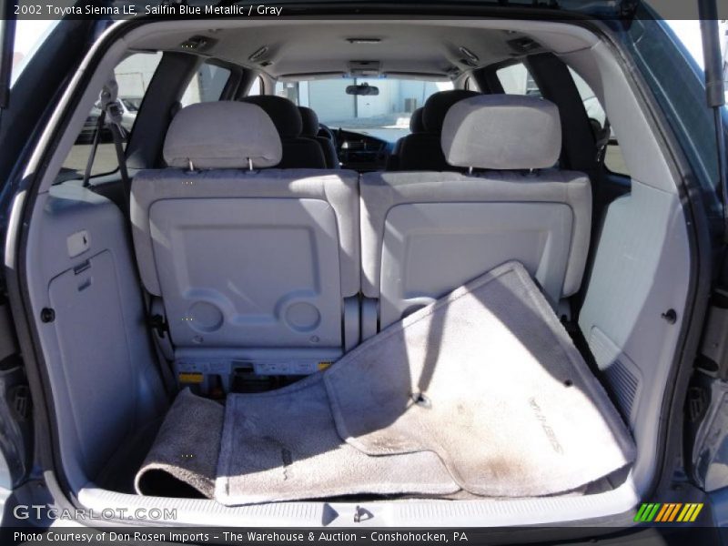 Sailfin Blue Metallic / Gray 2002 Toyota Sienna LE