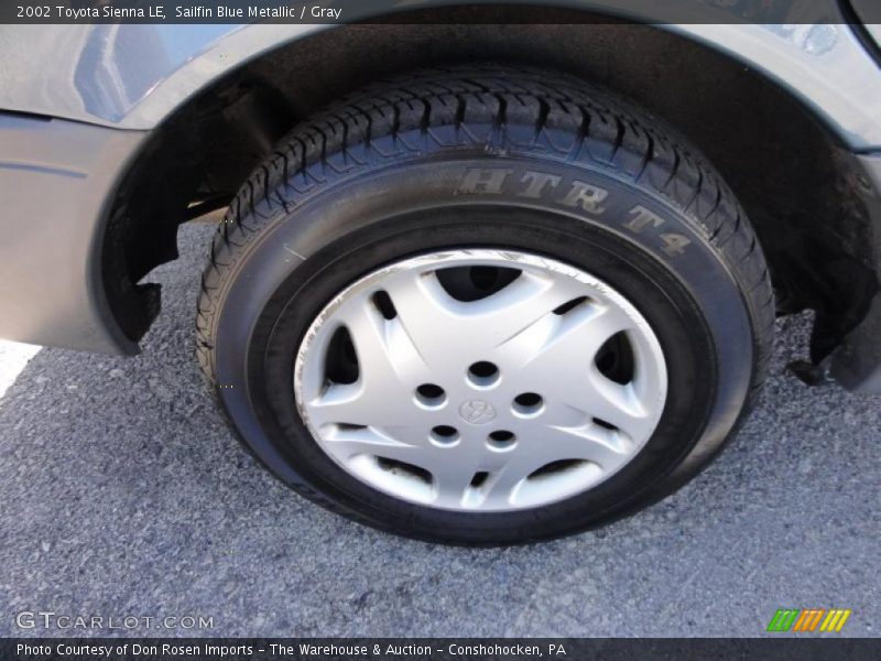 Sailfin Blue Metallic / Gray 2002 Toyota Sienna LE