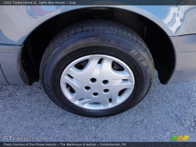 Sailfin Blue Metallic / Gray 2002 Toyota Sienna LE