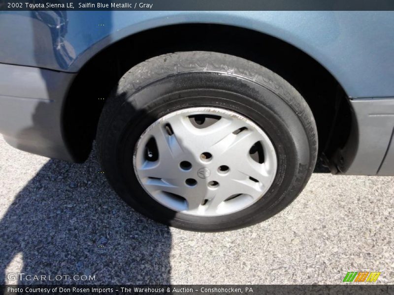Sailfin Blue Metallic / Gray 2002 Toyota Sienna LE