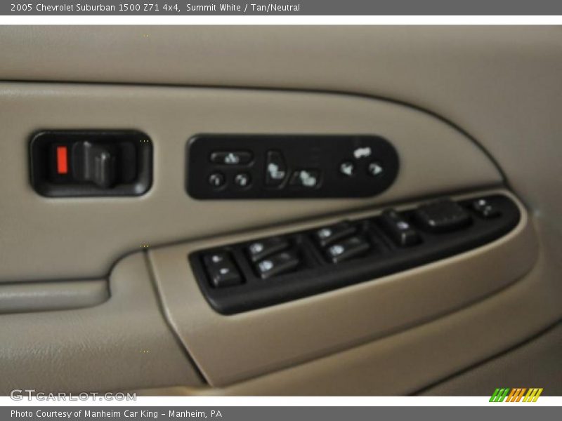 Summit White / Tan/Neutral 2005 Chevrolet Suburban 1500 Z71 4x4