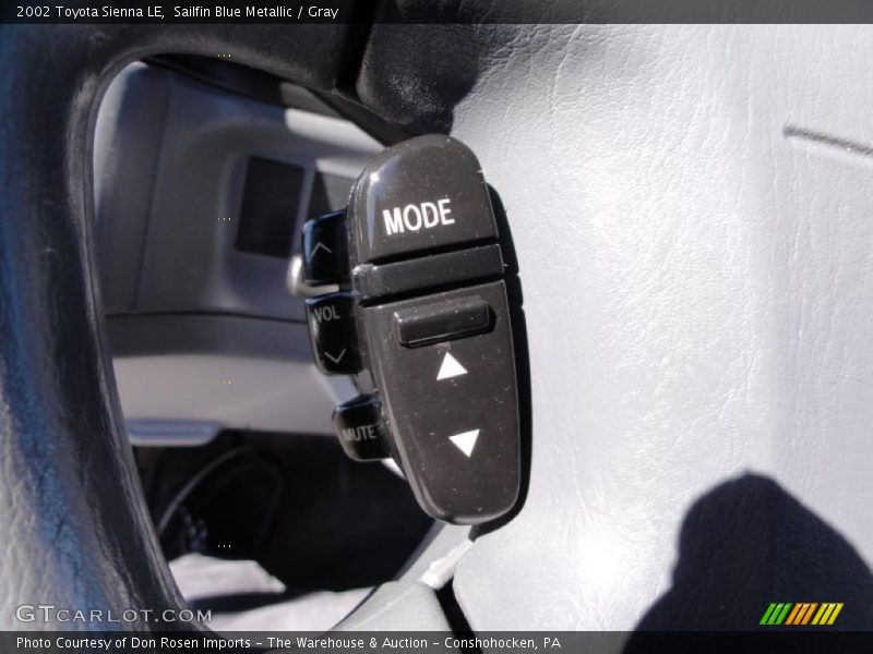 Sailfin Blue Metallic / Gray 2002 Toyota Sienna LE