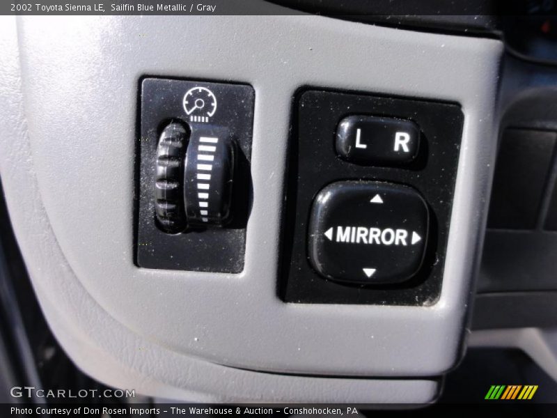 Sailfin Blue Metallic / Gray 2002 Toyota Sienna LE