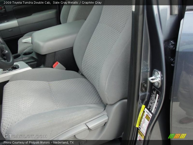 Slate Gray Metallic / Graphite Gray 2009 Toyota Tundra Double Cab