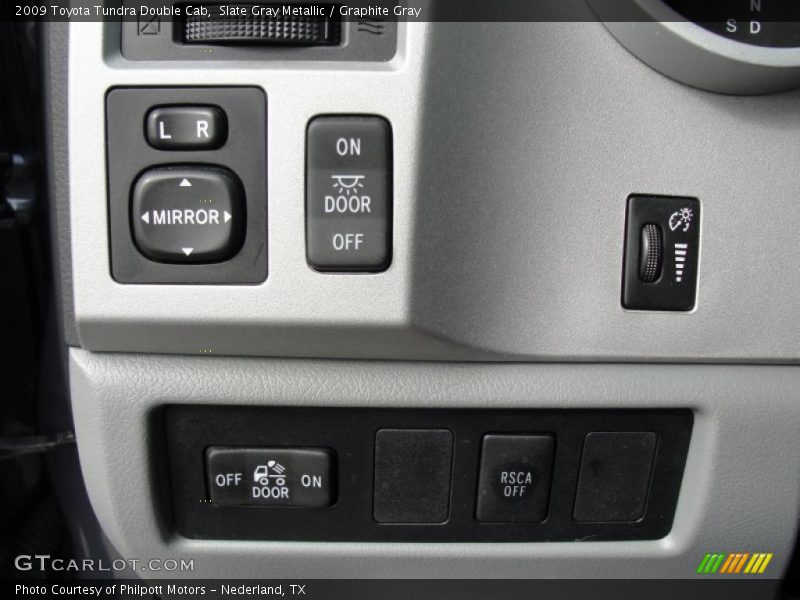 Controls of 2009 Tundra Double Cab