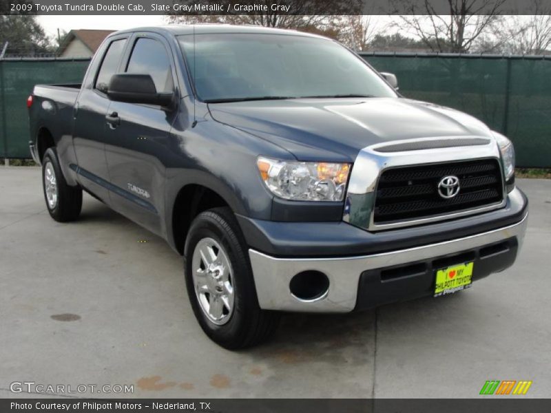 Slate Gray Metallic / Graphite Gray 2009 Toyota Tundra Double Cab