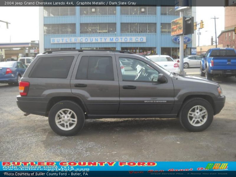 Graphite Metallic / Dark Slate Gray 2004 Jeep Grand Cherokee Laredo 4x4