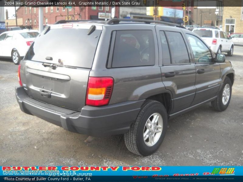 Graphite Metallic / Dark Slate Gray 2004 Jeep Grand Cherokee Laredo 4x4