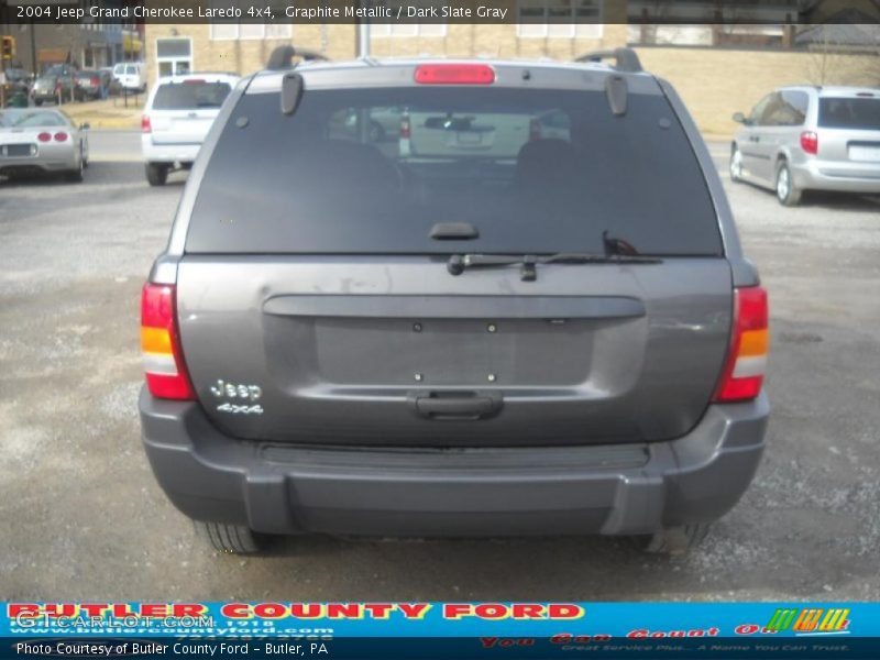 Graphite Metallic / Dark Slate Gray 2004 Jeep Grand Cherokee Laredo 4x4