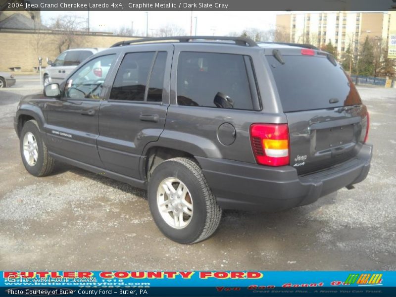 Graphite Metallic / Dark Slate Gray 2004 Jeep Grand Cherokee Laredo 4x4