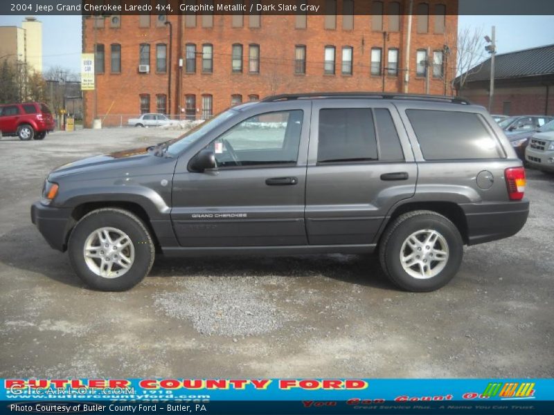 Graphite Metallic / Dark Slate Gray 2004 Jeep Grand Cherokee Laredo 4x4