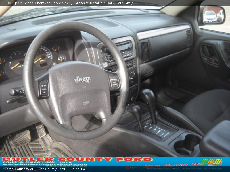 Graphite Metallic / Dark Slate Gray 2004 Jeep Grand Cherokee Laredo 4x4