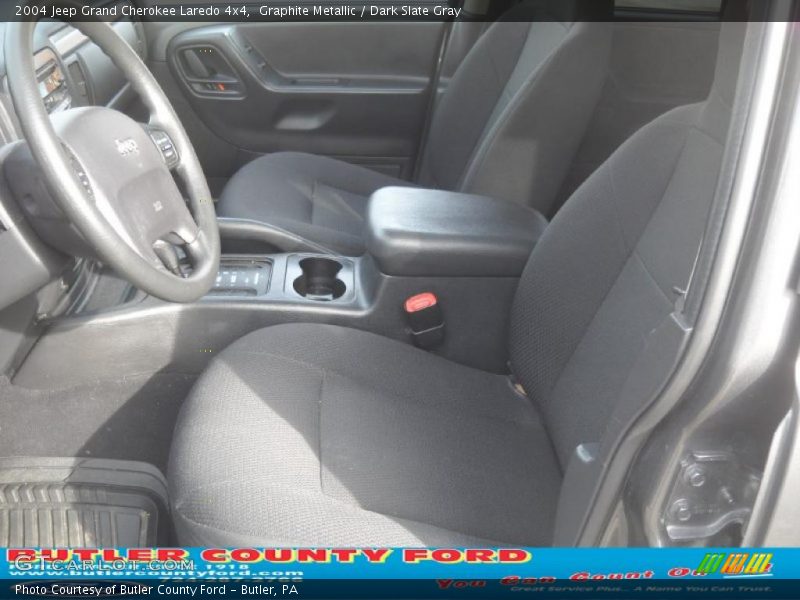 Graphite Metallic / Dark Slate Gray 2004 Jeep Grand Cherokee Laredo 4x4