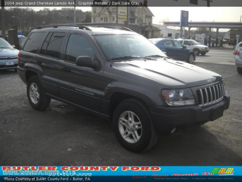 Graphite Metallic / Dark Slate Gray 2004 Jeep Grand Cherokee Laredo 4x4