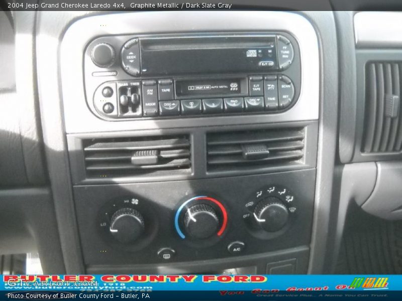 Graphite Metallic / Dark Slate Gray 2004 Jeep Grand Cherokee Laredo 4x4