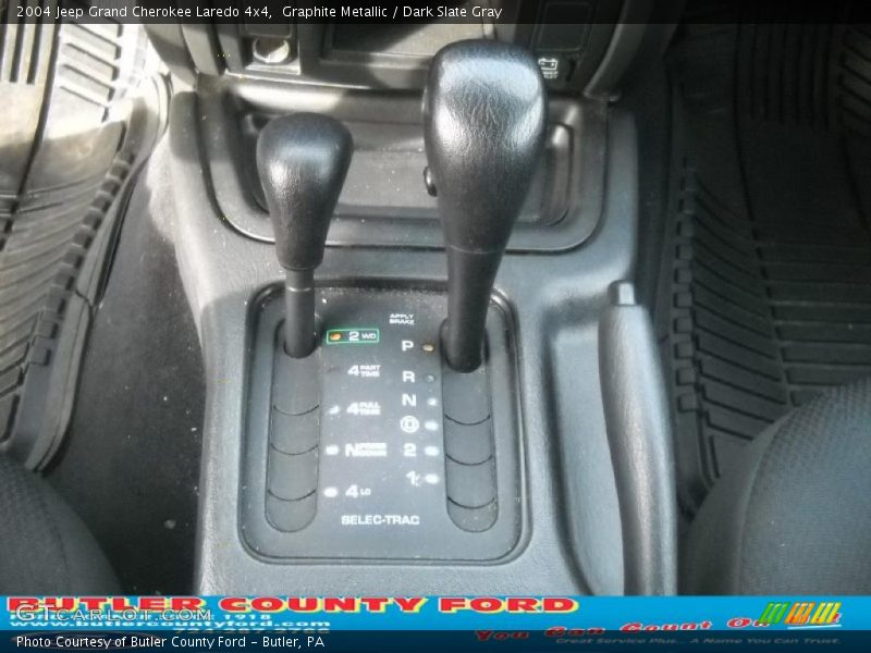 Graphite Metallic / Dark Slate Gray 2004 Jeep Grand Cherokee Laredo 4x4