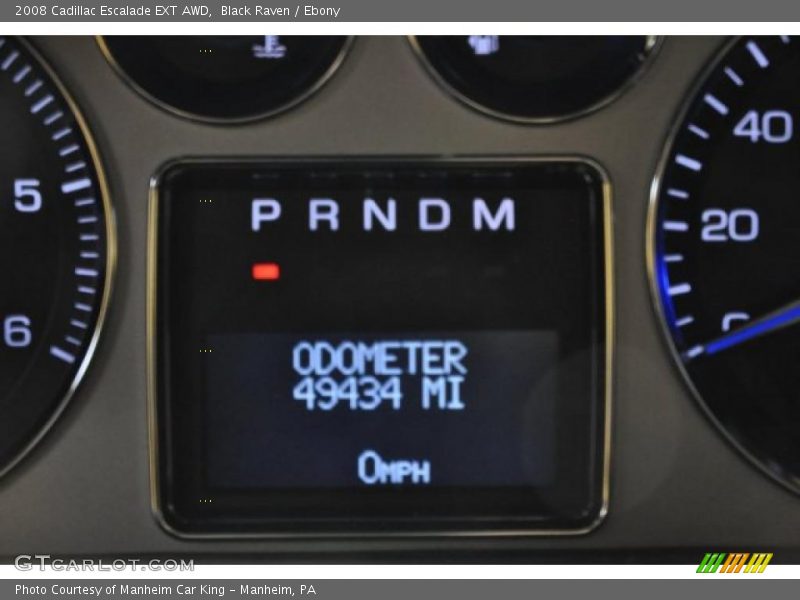 Black Raven / Ebony 2008 Cadillac Escalade EXT AWD