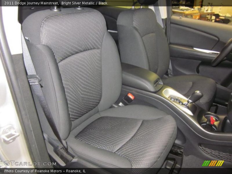 Bright Silver Metallic / Black 2011 Dodge Journey Mainstreet