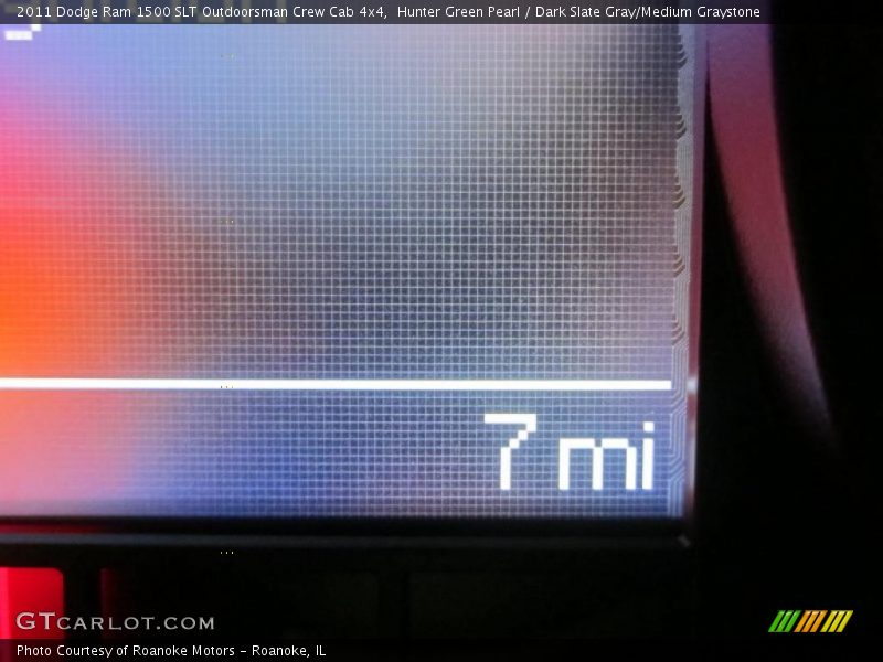 Hunter Green Pearl / Dark Slate Gray/Medium Graystone 2011 Dodge Ram 1500 SLT Outdoorsman Crew Cab 4x4
