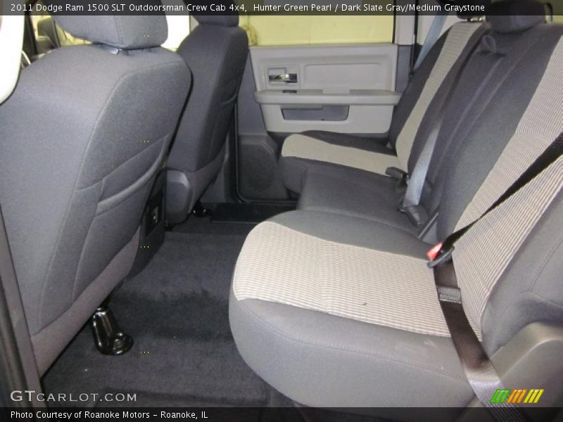 Hunter Green Pearl / Dark Slate Gray/Medium Graystone 2011 Dodge Ram 1500 SLT Outdoorsman Crew Cab 4x4