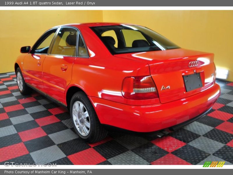 Laser Red / Onyx 1999 Audi A4 1.8T quattro Sedan