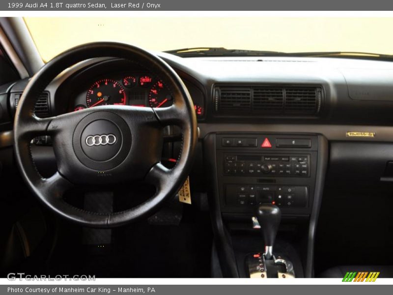 Laser Red / Onyx 1999 Audi A4 1.8T quattro Sedan