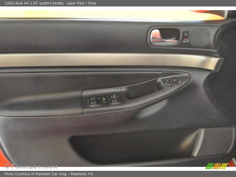 Laser Red / Onyx 1999 Audi A4 1.8T quattro Sedan