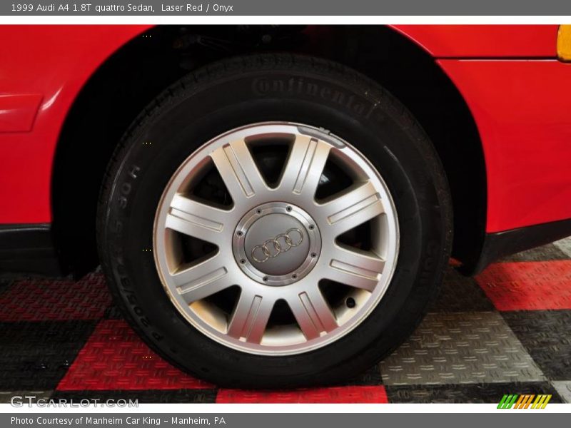 Laser Red / Onyx 1999 Audi A4 1.8T quattro Sedan