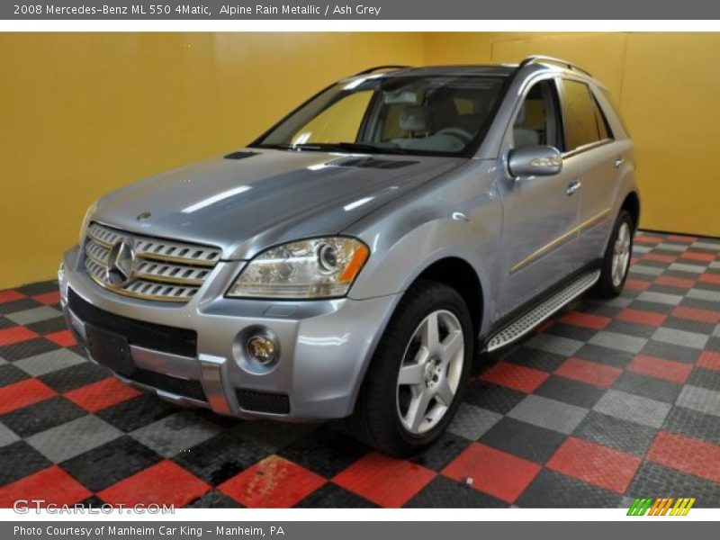 Alpine Rain Metallic / Ash Grey 2008 Mercedes-Benz ML 550 4Matic