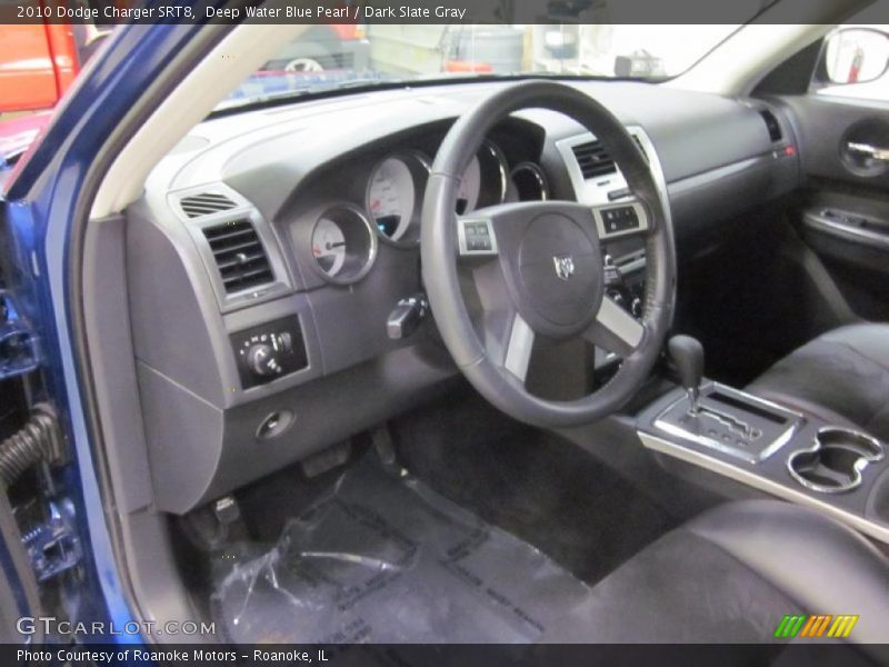Deep Water Blue Pearl / Dark Slate Gray 2010 Dodge Charger SRT8