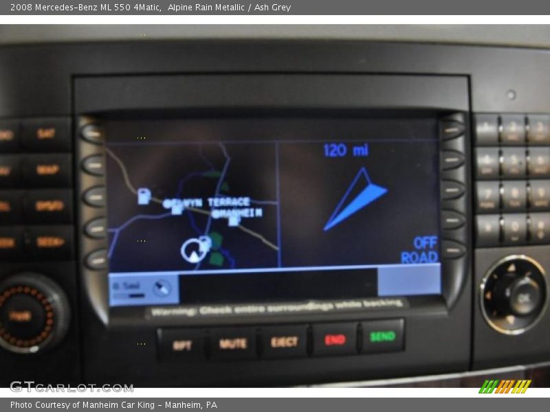 Alpine Rain Metallic / Ash Grey 2008 Mercedes-Benz ML 550 4Matic