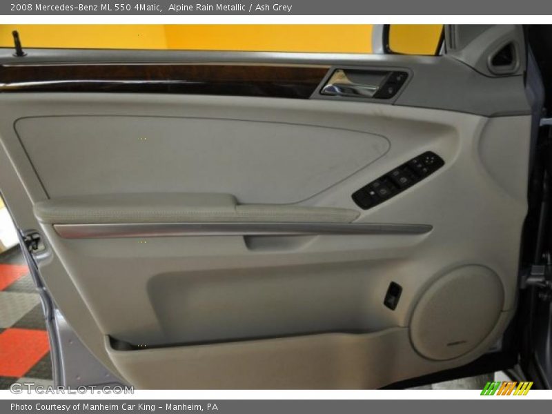 Alpine Rain Metallic / Ash Grey 2008 Mercedes-Benz ML 550 4Matic