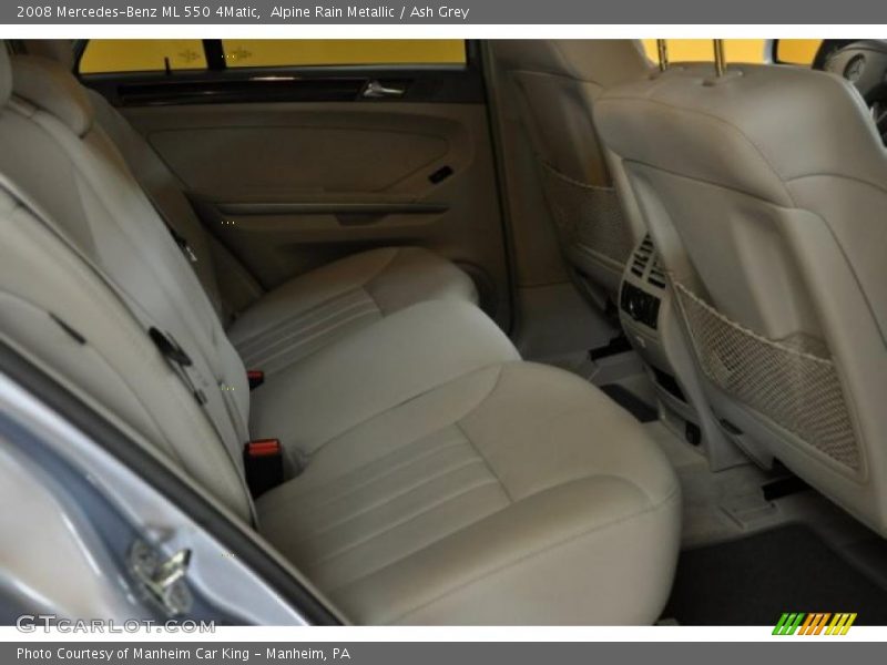 Alpine Rain Metallic / Ash Grey 2008 Mercedes-Benz ML 550 4Matic
